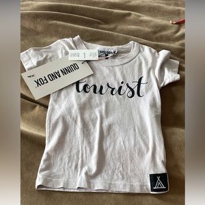 NWT Quinn & Fox Tee 12-18m